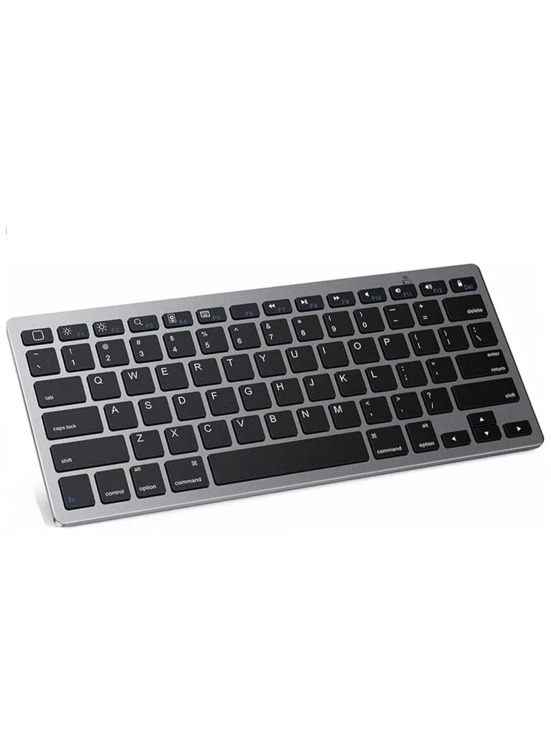 Ultra-Slim Bluetooth Keyboard | Compatible with iPad 10.2-inch/9.7-inch, iPad Air 10.5, iPad Pro 11/12.9, iPad Mini 5/4, iPhone, and Other Bluetooth Enabled Devices