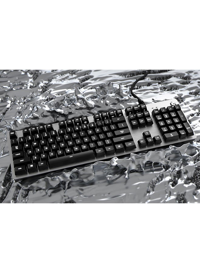 Logitech G413 Mechanical Gaming Keyboard Romer-G with USB Pass-Through - Silver, US International Layout