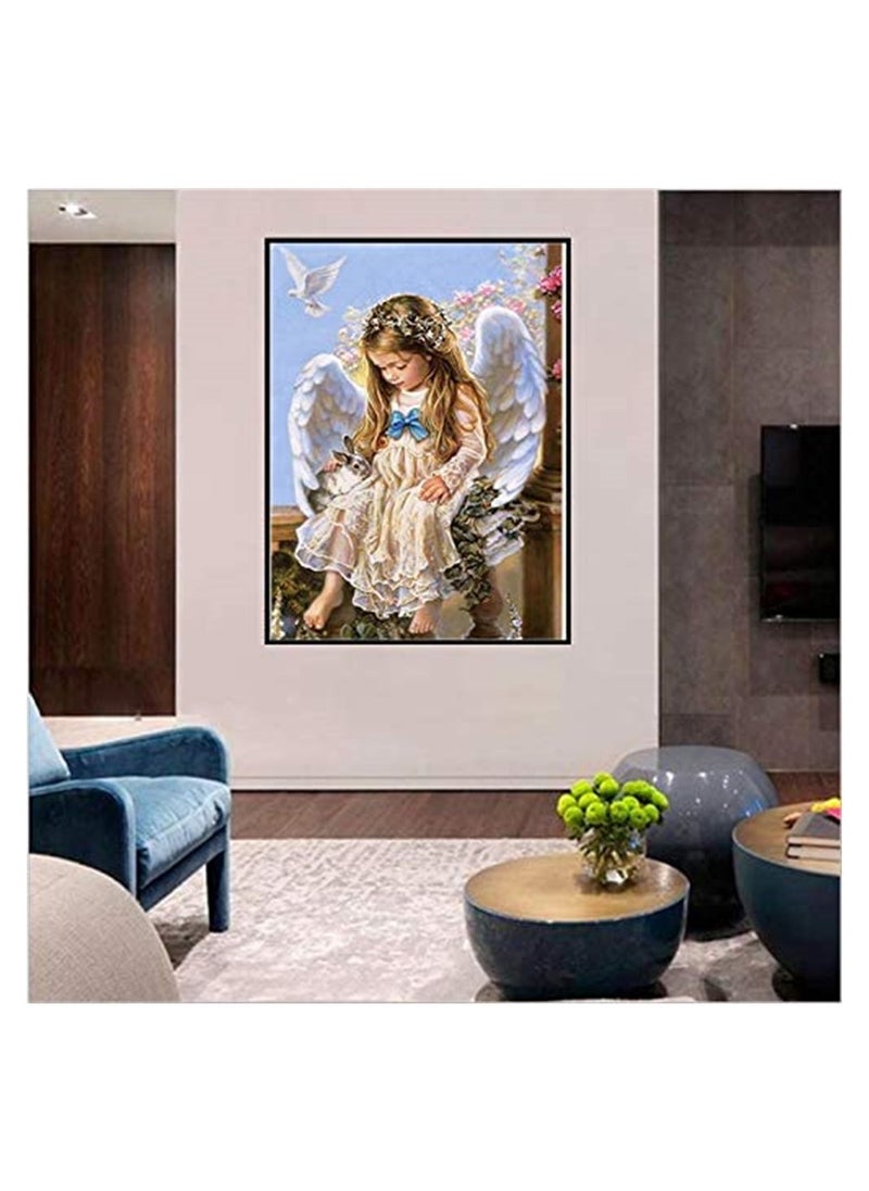 DIY 5D Full Drill Diamond Painting Kits for Adults & Kids, Crystal Rhinestone Cross Stitch Embroidery Art for Home Decor (11.8 * 15.7 inch) - Perfect Arts & Crafts Gift