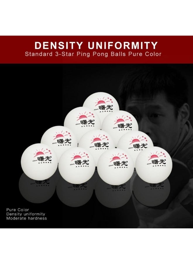 Souqoon Bpa® Ping Pong Ball, Premium Standard Training Balls Table Tennis Balls Bucket Table Tennis For Beginners Competition 60 Pcs(White)