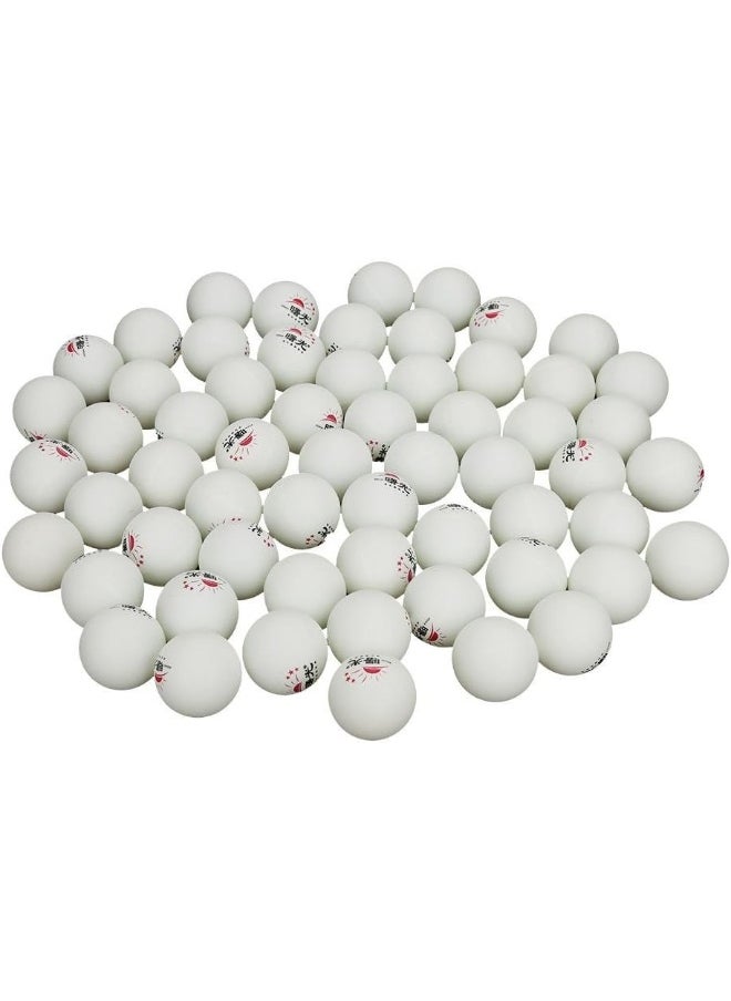 Souqoon Bpa® Ping Pong Ball, Premium Standard Training Balls Table Tennis Balls Bucket Table Tennis For Beginners Competition 60 Pcs(White)