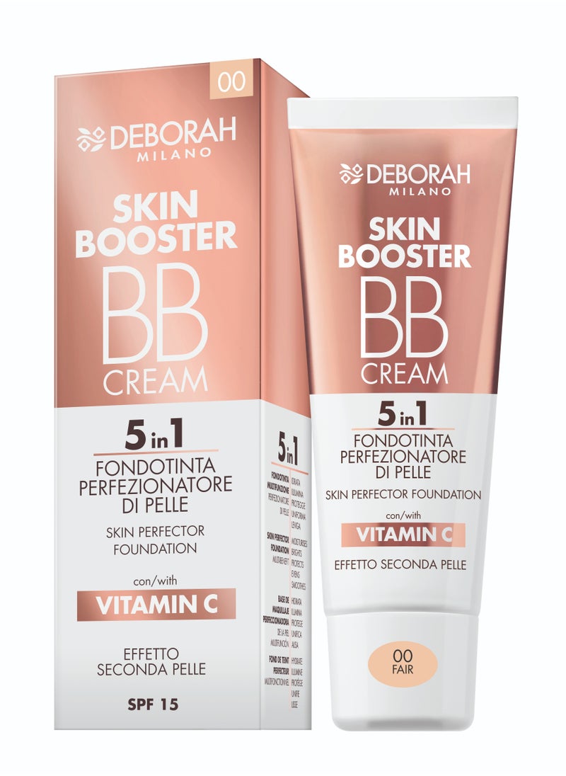 Deborah Skin Booster BB Cream 5 In 1 Skin Perfector Foundation 00 - Fair