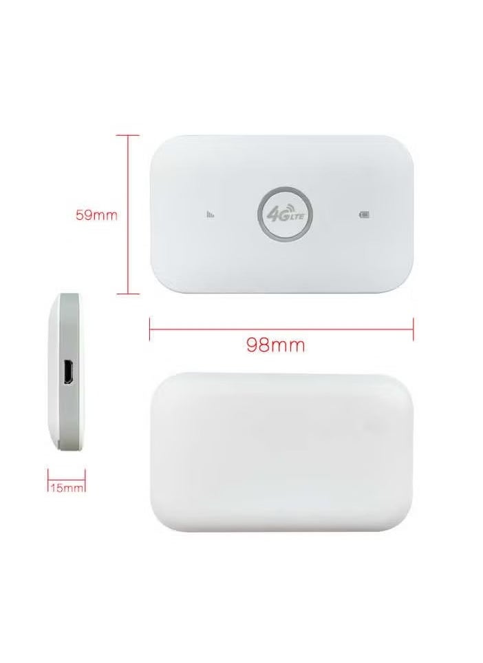 Portable WiFi Hotspot Mifi – Universal 4G Pocket WiFi Router, High-Speed Internet on-the-Go, Secure Connection for Multiple Devices, Ideal for Travel, Work, and Remote Areas