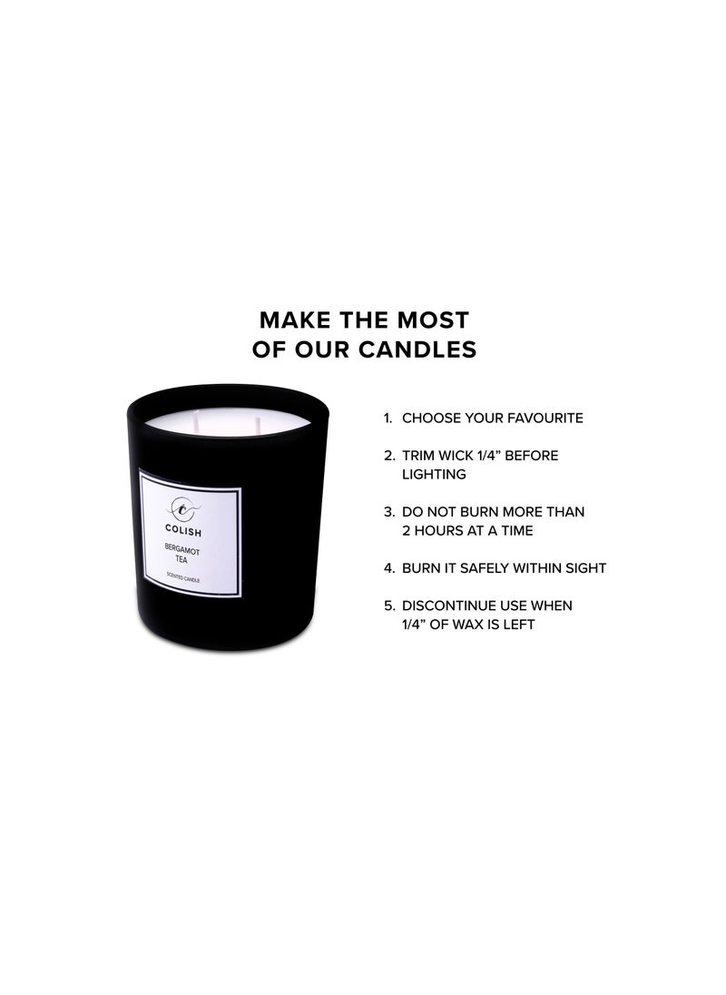 Bergamot Tea Scented Candle 230gm