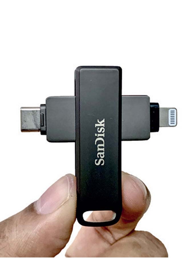 iXpand Flash Drive Luxe - USB-C + Lightning - for iPhone, iPad, Mac, USB Type-C devices including Android 256 GB