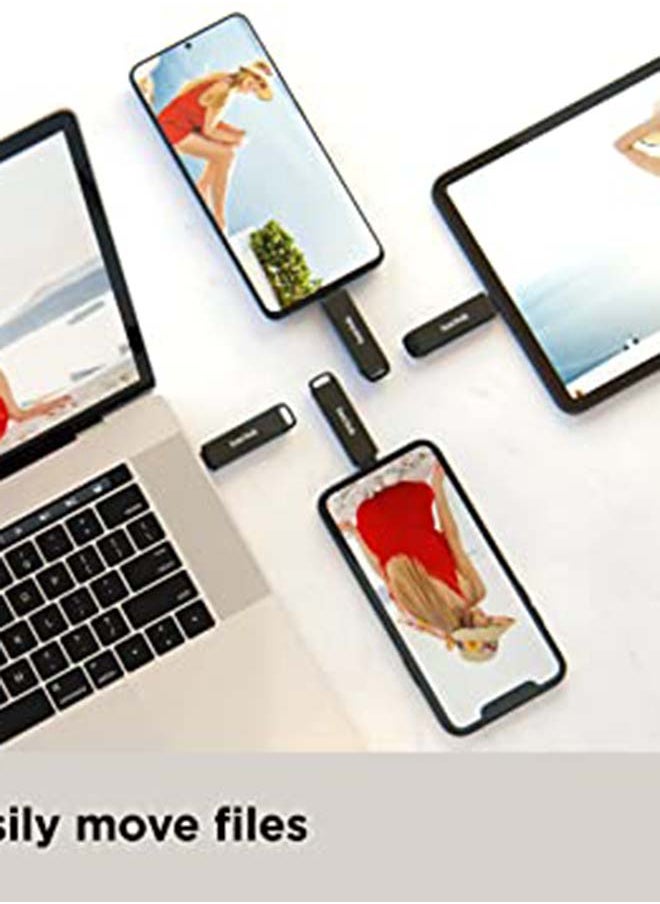 iXpand Flash Drive Luxe - USB-C + Lightning - for iPhone, iPad, Mac, USB Type-C devices including Android 256 GB