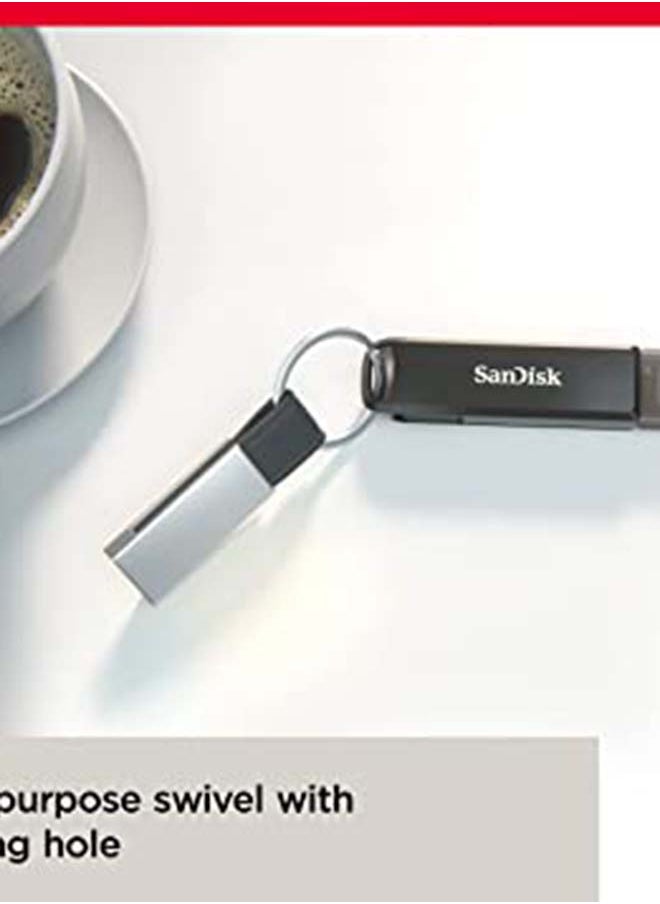 iXpand Flash Drive Luxe - USB-C + Lightning - for iPhone, iPad, Mac, USB Type-C devices including Android 256 GB