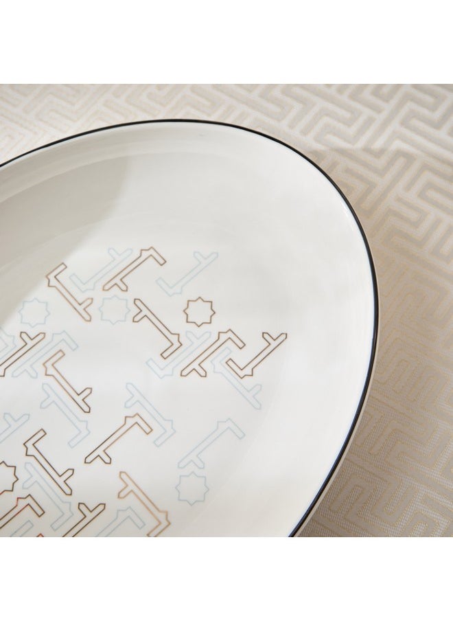 Skyline Mirage Oval Platter 35 X 5 X 24.7 Cm