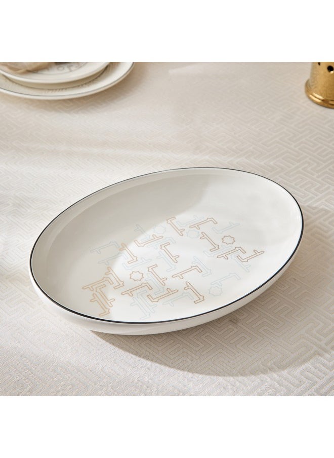 Skyline Mirage Oval Platter 35 X 5 X 24.7 Cm