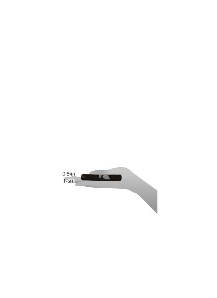 Caravan Extra Long Basic Automatic Black Barrette, 0.5 Ounce