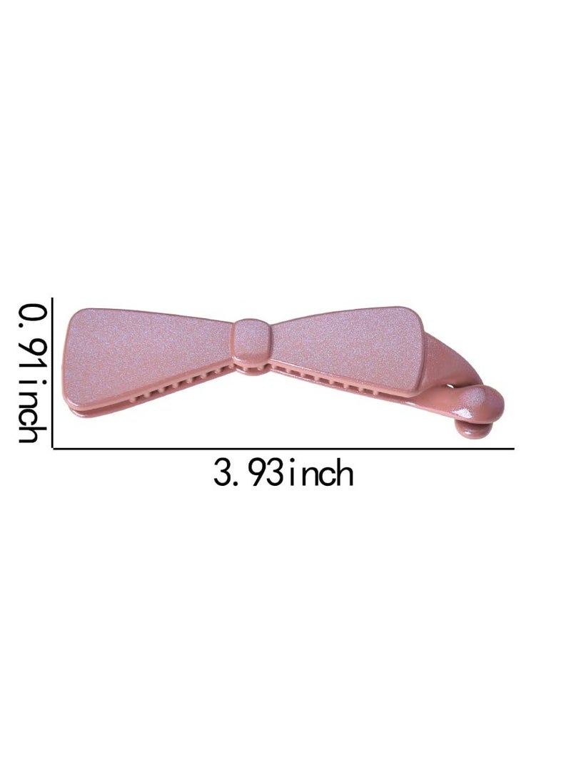 Banana Hair Clips for Women With Bow Clips for Hiar Women Banana Clips Hair Clincher Combs for Thin Thick Hiar Bow Clip Banana Hair Barrettes No Slip Hair Accessories Banana Hair Claw Clips 3 Pcs