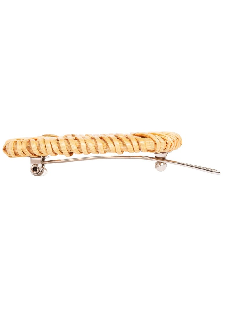 L. Erickson Summer Nights Tige Boule Barrette 2-Pack - Ivory | Tan