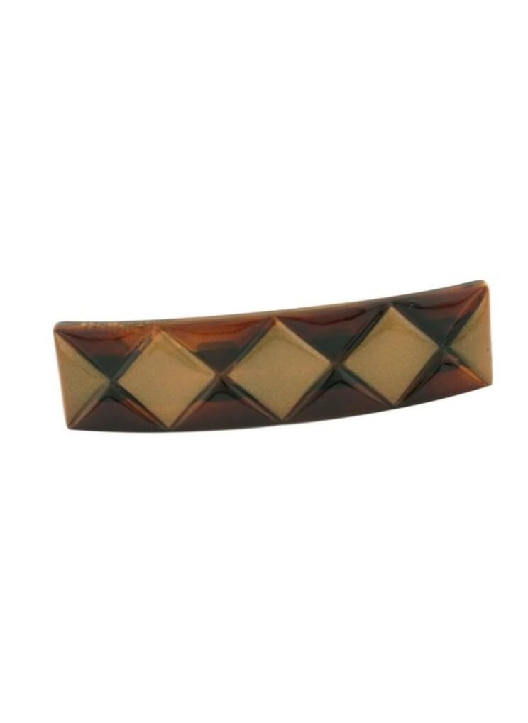 Caravan Combination Diamond Barrette Tortoise Shell and Gold