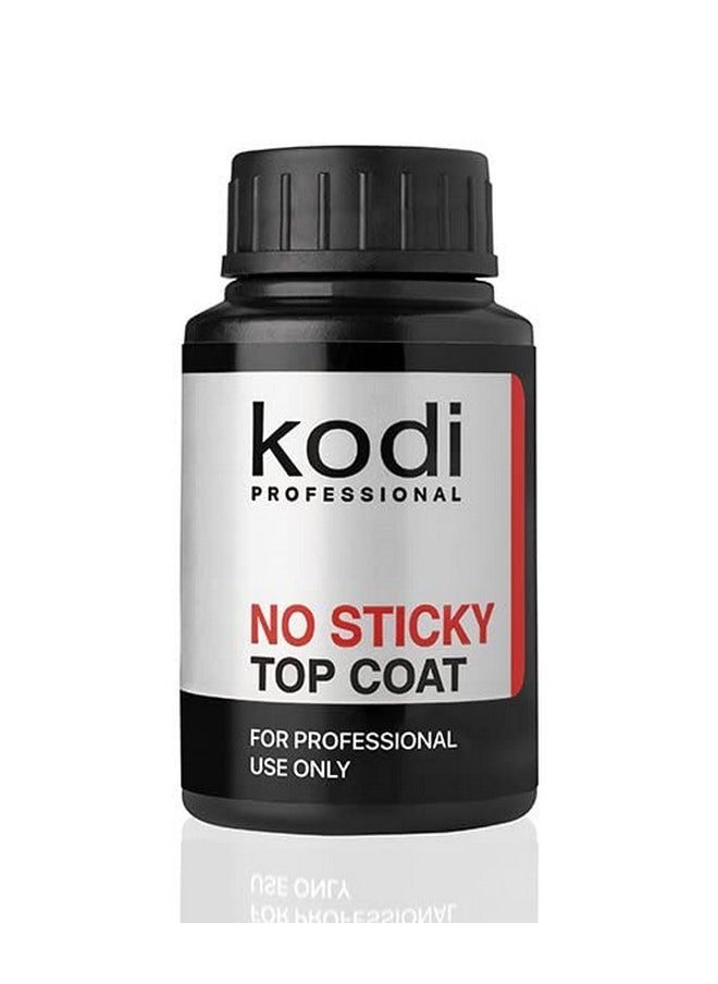 No Sticky Top Original | Finish Without Sticky Layer | High Gloss Finish | Soak Off | For Long Lasting Nails Layer | Non-Toxic | Cure Under Led Or Uv Lamp | (30Ml)