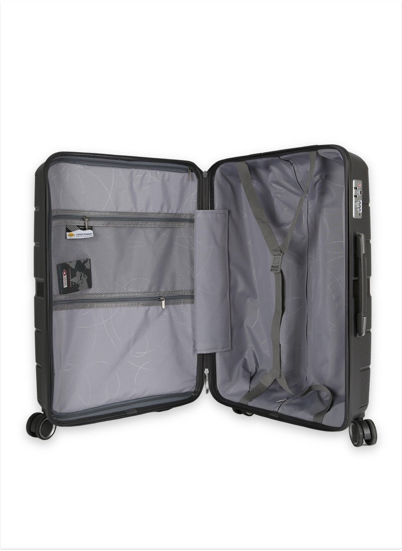 Hardshell Luggage Sets PP Luggage Sets With Lightweight Design Luggage Sets With Double Spinner Wheels, Built-In TSA 20/24/28 inch - Set of 3 Pieces