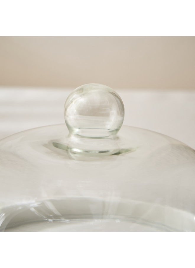 Skyline Mirage Cake Plate With Glass Lid And Stand 24.8 X 2.7 X 24.8 Cm