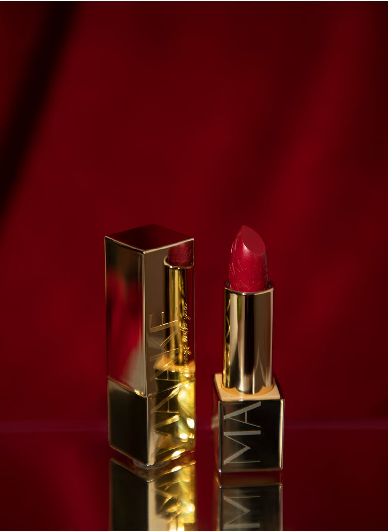 MAAKE Merlot Metallic Shine Lipstick - 4g