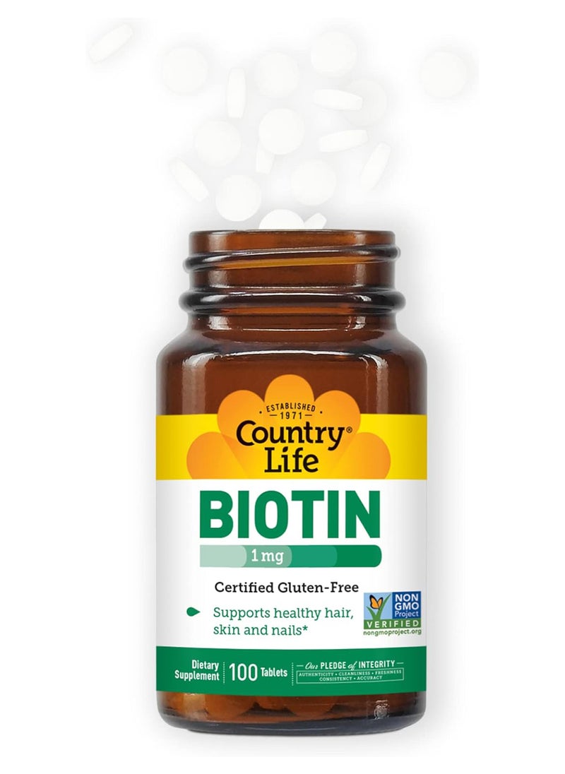 Biotin Hipotency 1000 Mcg 100 Tablet 57741