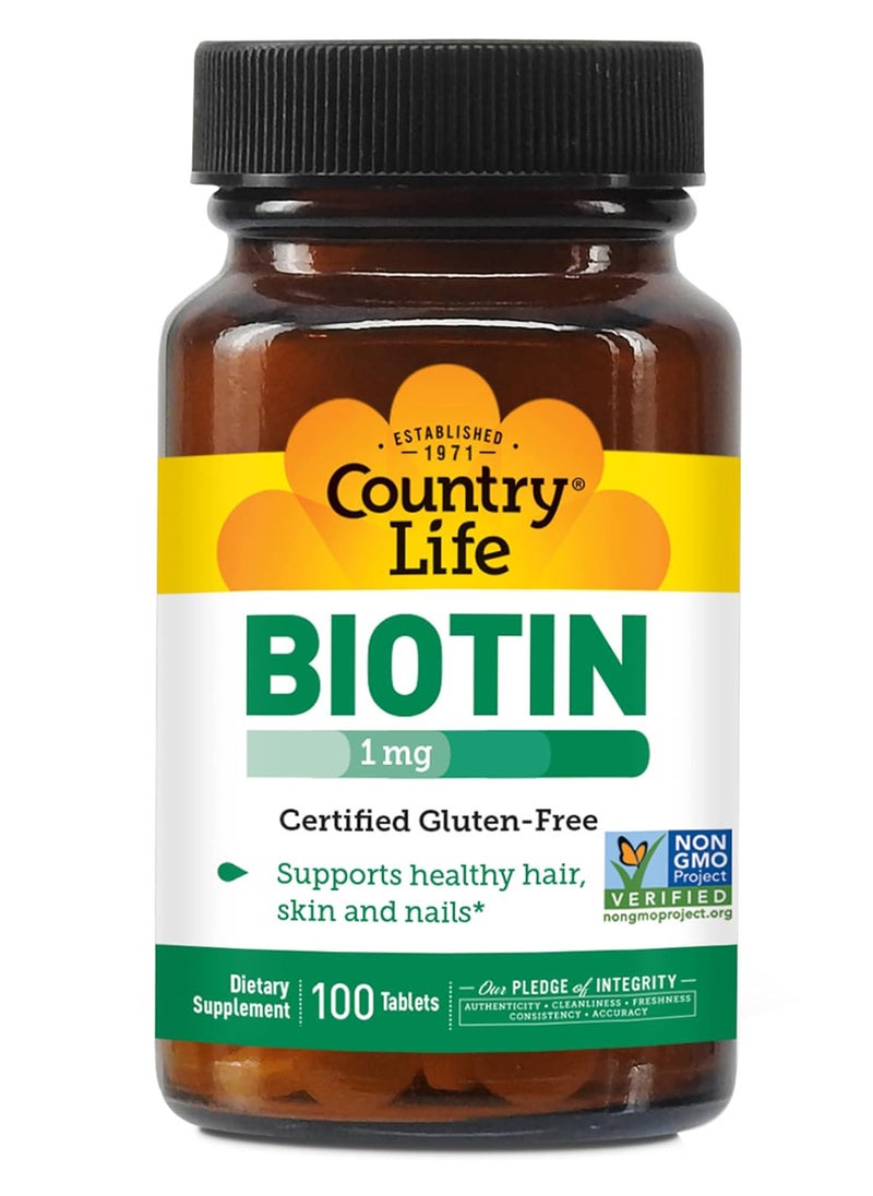 Biotin Hipotency 1000 Mcg 100 Tablet 57741