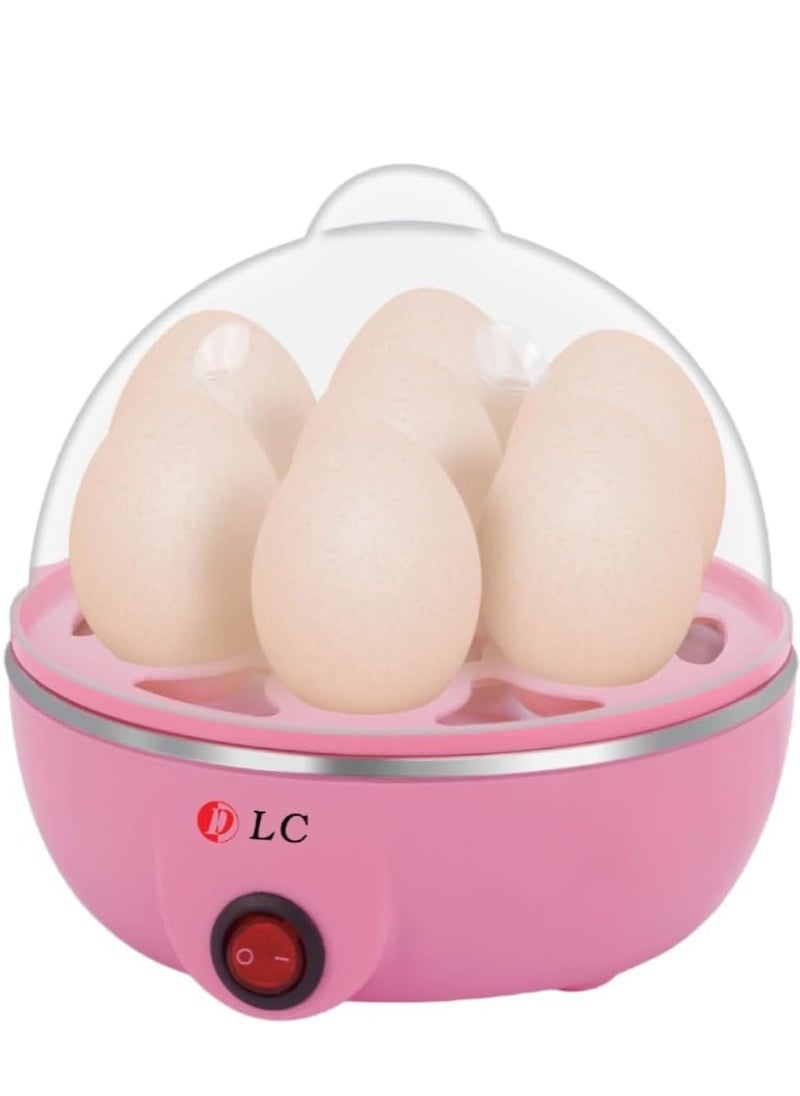 Egg Cooker, 350W Electric Egg Beater, White Egg Steamer, Egg Cooker, 7 Egg Volume Steamed Egg Automatically Closed, Double Steamed Egg. Color White (single-deck(7 PCS))