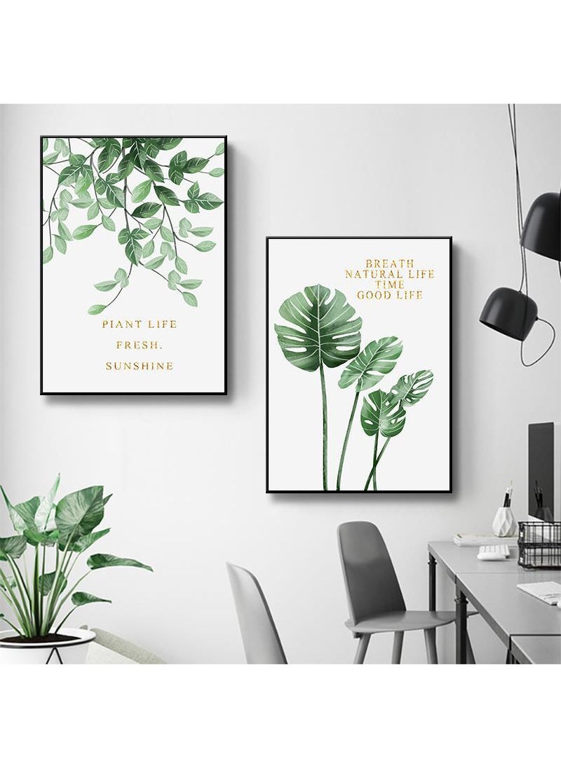 3PCS Wall Art Bright Style Minimalist Decor Modern Abstract Canvas Prints Poster Picture Framed Paintings Decorations