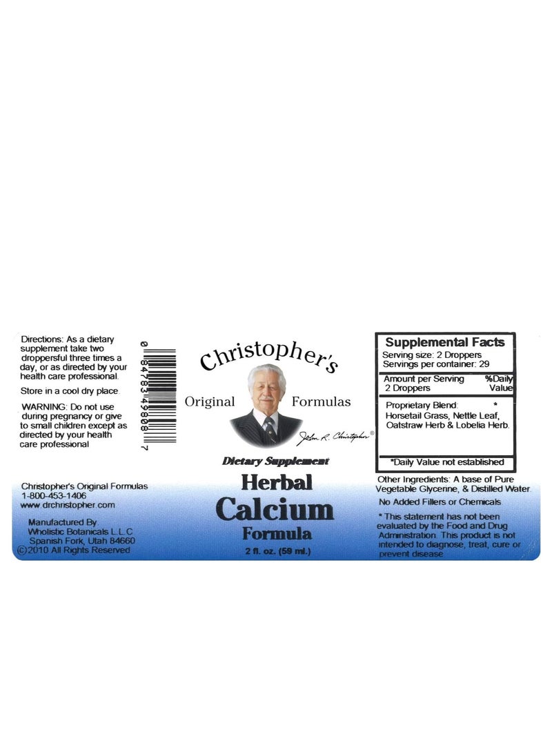 Herbal Calcium Extract 2 Oz