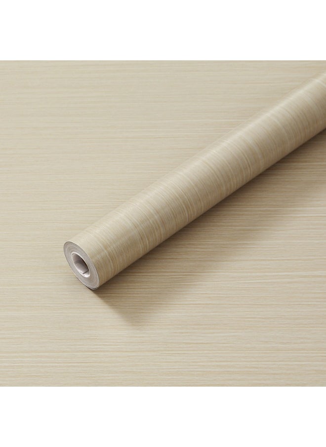 45cm x 5m Waterproof, Moisture-Proof, and Oil-Proof Faux Wood Grain Self-Adhesive Wallpaper for Home Renovation