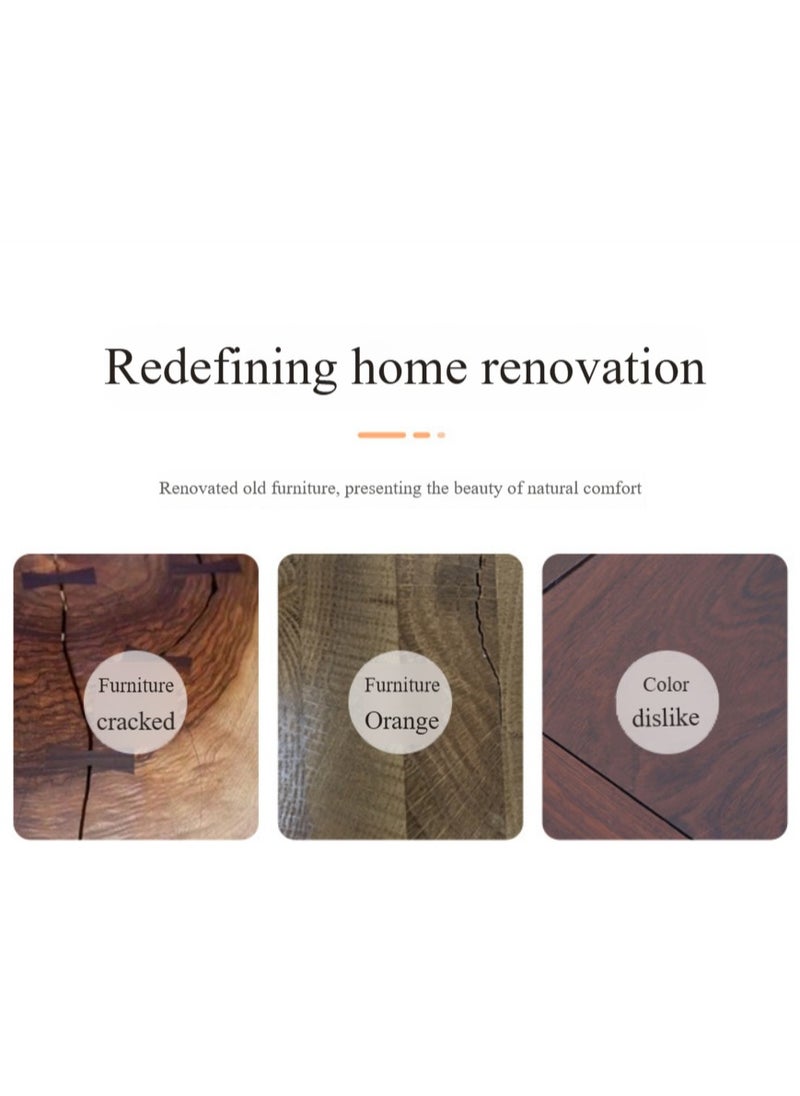 45cm x 5m Waterproof, Moisture-Proof, and Oil-Proof Faux Wood Grain Self-Adhesive Wallpaper for Home Renovation