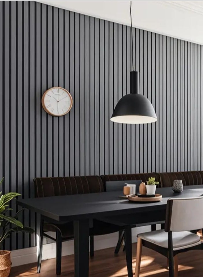 1 Roll Minimalism Style Imitation Black Wood Stripe Pattern PVC Wallpaper, Waterproof Moisture-proof Removable Self-Adhesive Contact Paper For Living Room, Kitchen, Bedroom, Home And Dormitory Furniture Decoration, 45*1000cm