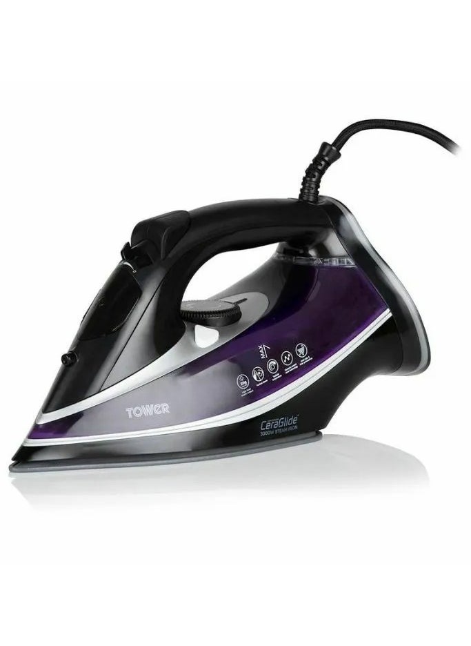 TOWER T22013PR CeraGlide 3100W Ultra Speed steam Iron Purple / Black