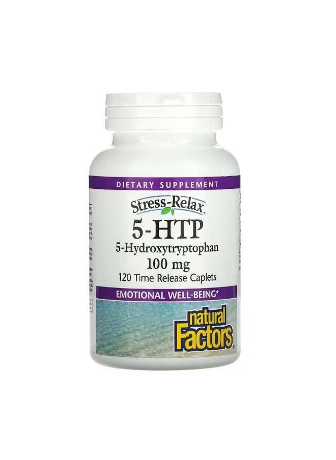 Stress Relax 5 HTP 100 mg 120 Time Release Caplets