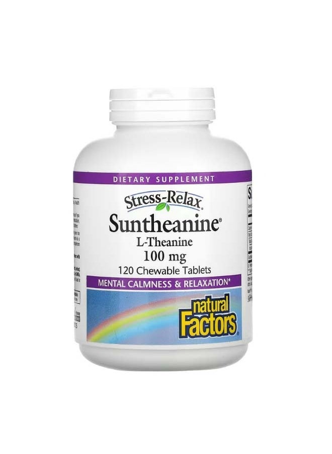 Suntheanine 100 mg  120 Chewable Tablets