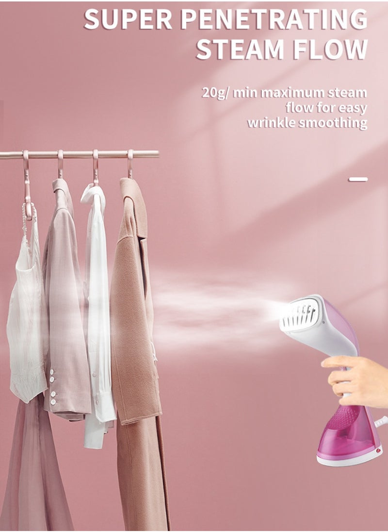 Steamer Iron High-Power Handheld Garment Steamer Clothes Steamer Portable Steam Iron 30s Fast Heat-up Ironing Wrinkle Remover -1400W 220ML