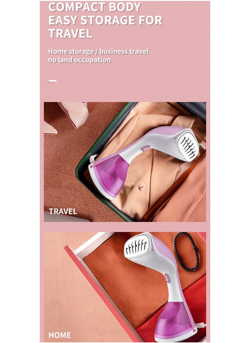 Steamer Iron High-Power Handheld Garment Steamer Clothes Steamer Portable Steam Iron 30s Fast Heat-up Ironing Wrinkle Remover -1400W 220ML