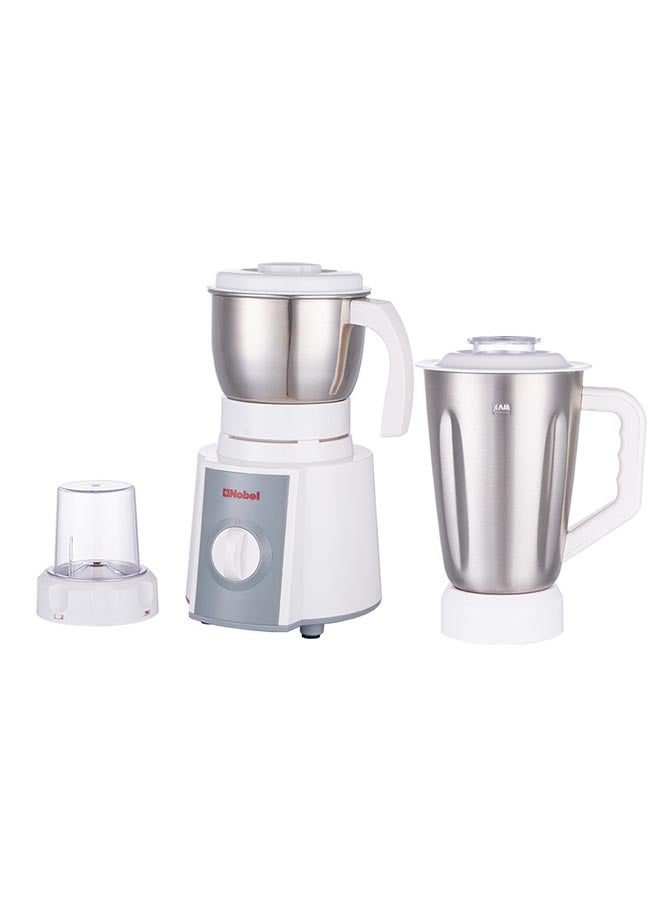 3 in 1 Blender Table Top 2 Speed with Pulse Knob 1.5 Litres Jar 350W Motor Power, Stainless Steel Blade 1.5 L 350.0 W NB201SS Stainless Steel