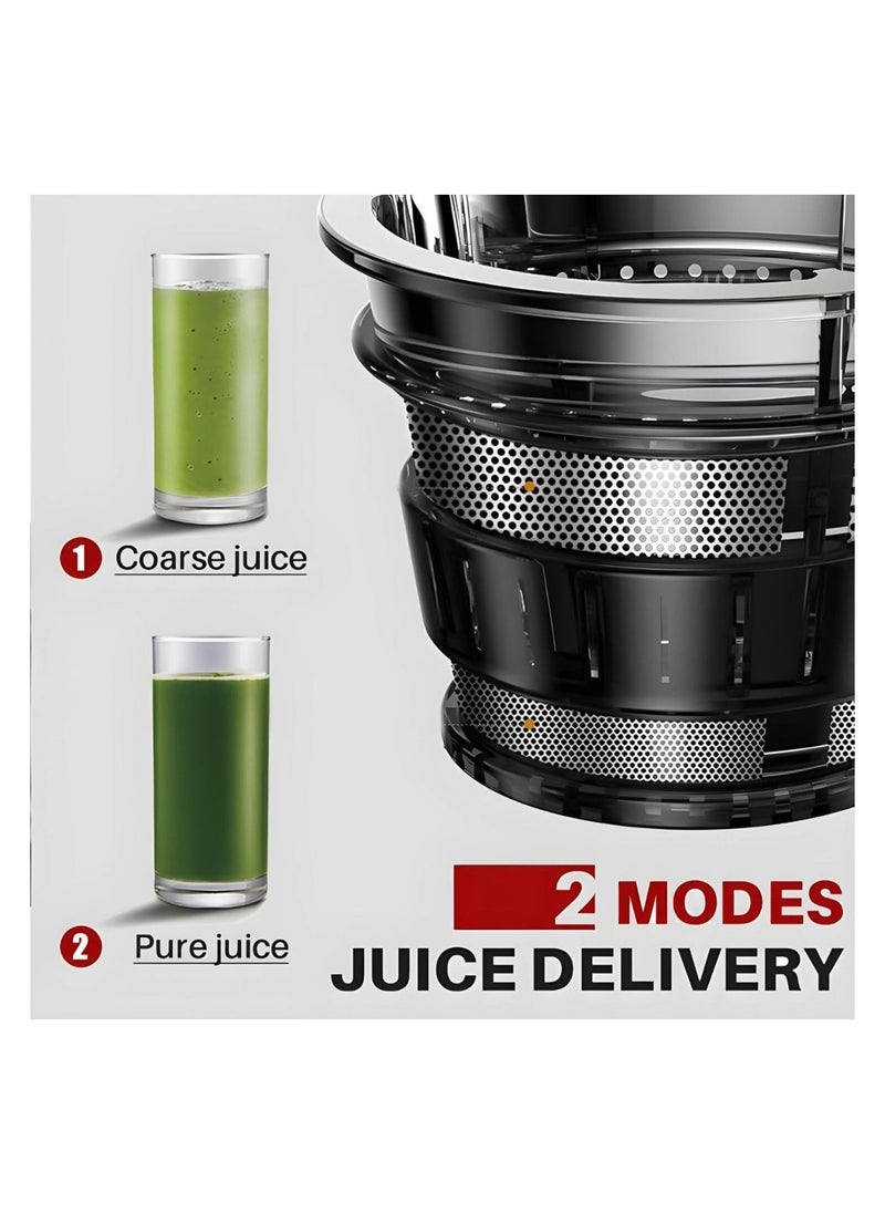 High-Performance Electric Juicer for Fruits and Vegetables | 200 Watts with Large 3.55 inch Caliber for Maximum Juice Yield Get free Gift