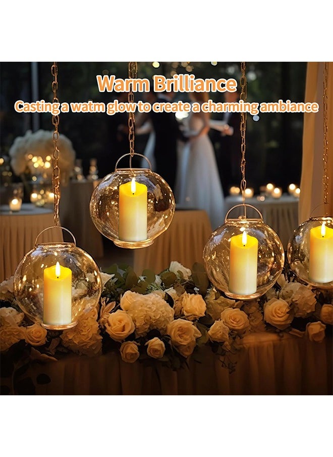 Ramadan Decorations, 12Pcs Candles Lights, Flameless Decorative Smokeless LED Tea Light Candle for Wedding, Ramadan Decor