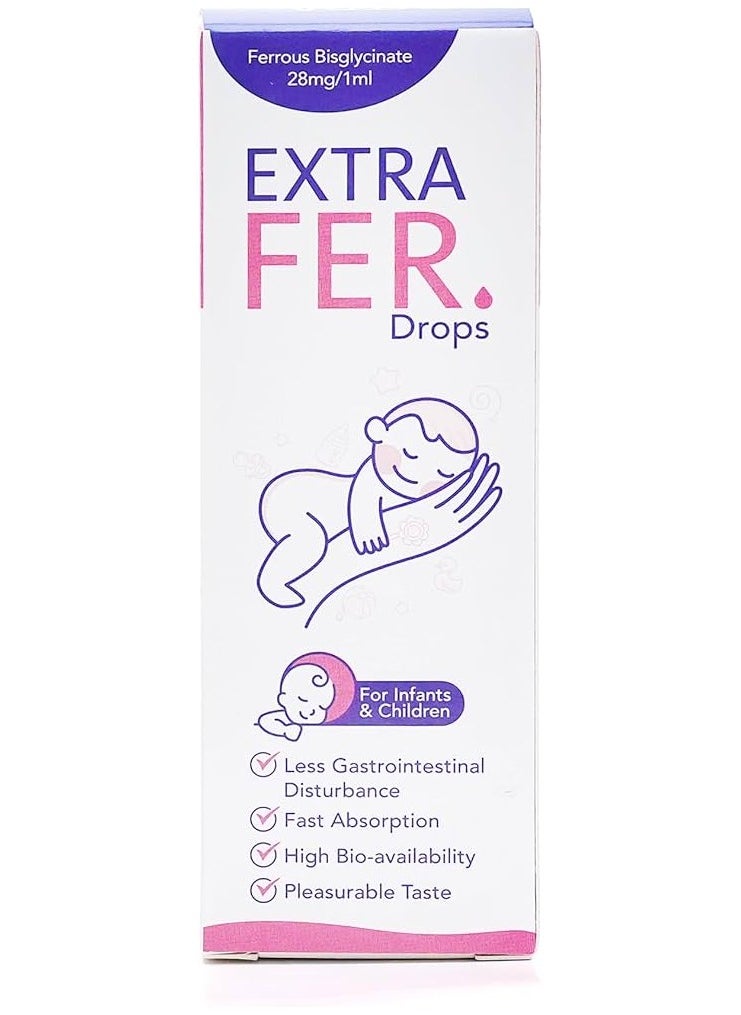 EXTRAFER DROPS FOR INFANTS AND CHILFREN 30ML