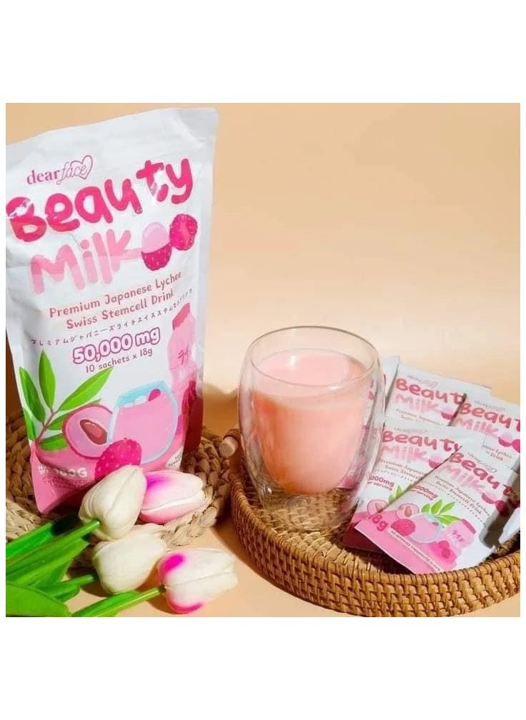 Beauty Milk Premium Japanese Lychee Swiss Stemcell Drink