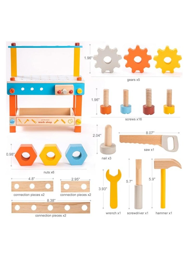 Wooden Play Tools Workbench