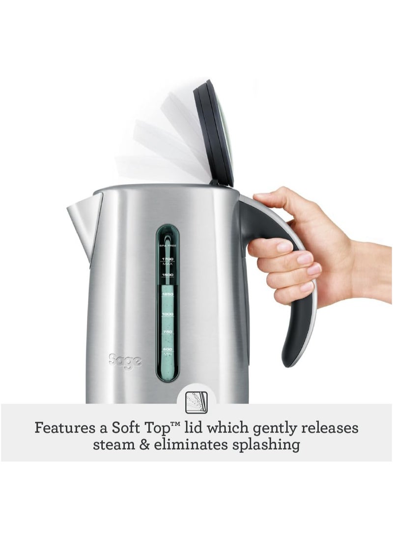 The Smart Kettle - Quiet and Cordless Electric Kettle - Fast Boil, Brushed Stainless Steel - UAE Version, 2 Year Warranty