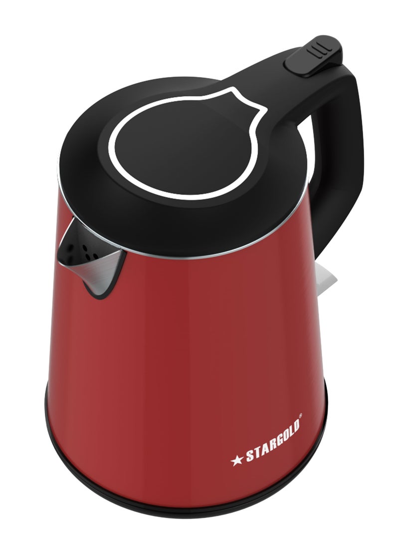 Electric Kettle 1.8L Capacity 1500 Watts Modern Design Auto Power Off, Overheat Protection