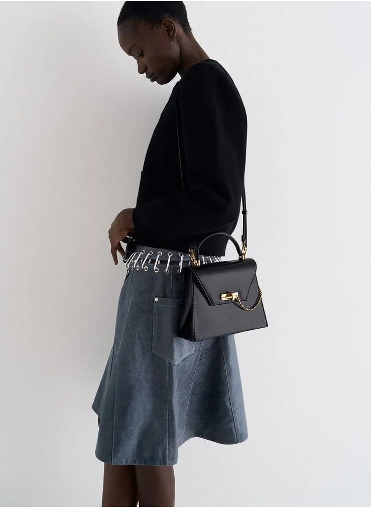 Charles & Keith Samantha Envelope Top Handle Bag