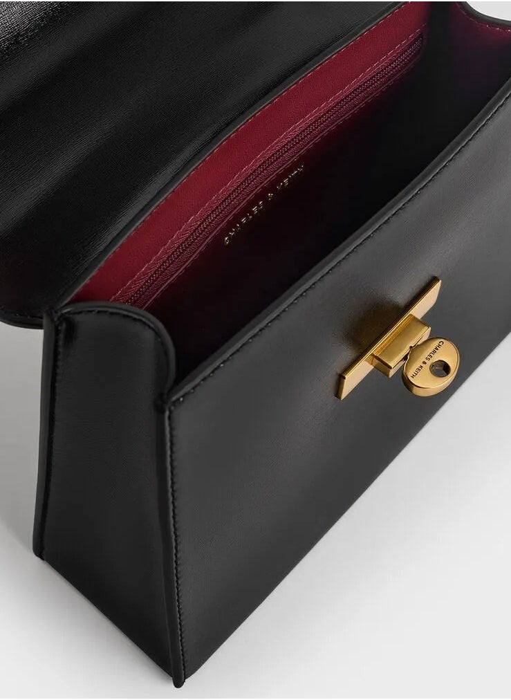 Charles & Keith Samantha Envelope Top Handle Bag