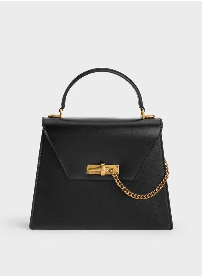Charles & Keith Samantha Envelope Top Handle Bag