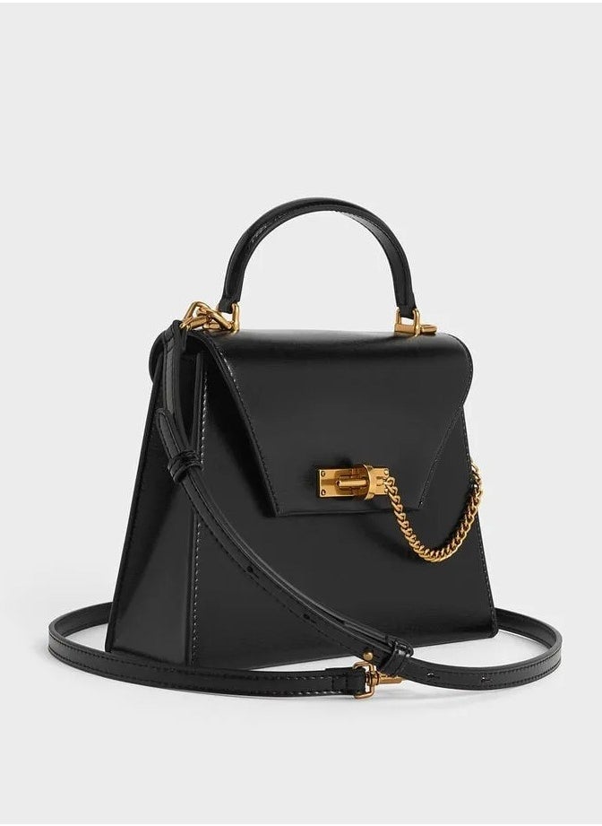 Charles & Keith Samantha Envelope Top Handle Bag