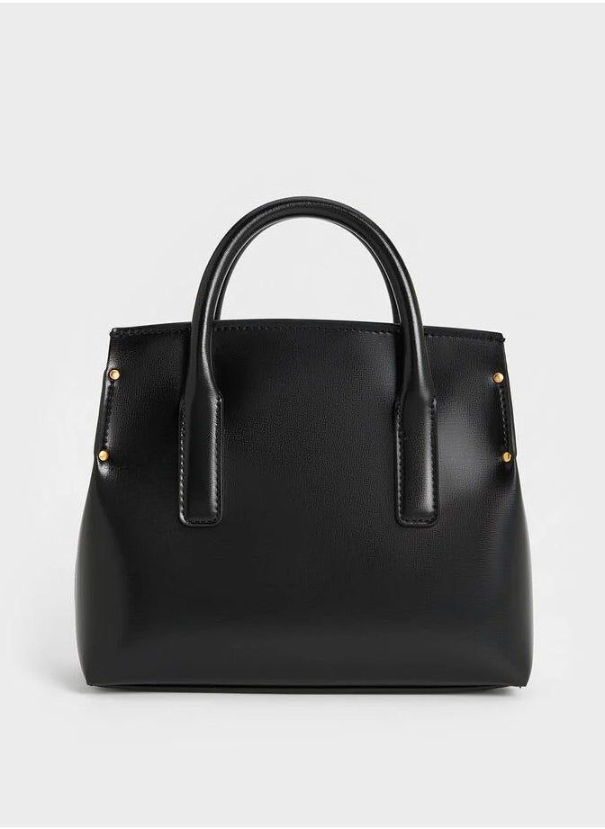Rene Structured Top Handle Bag