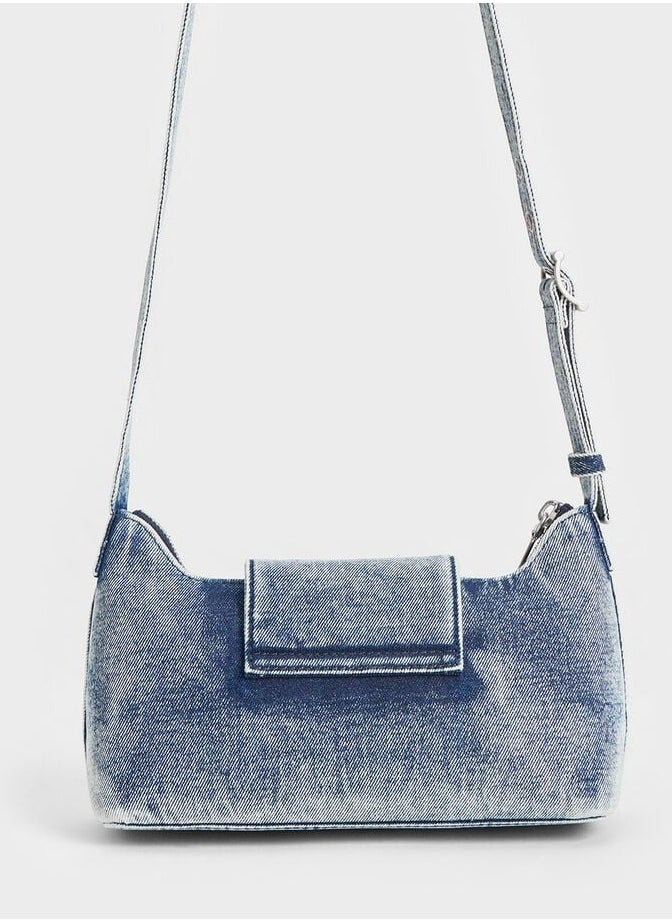Charles & Keith Awen Belted Shoulder Bag