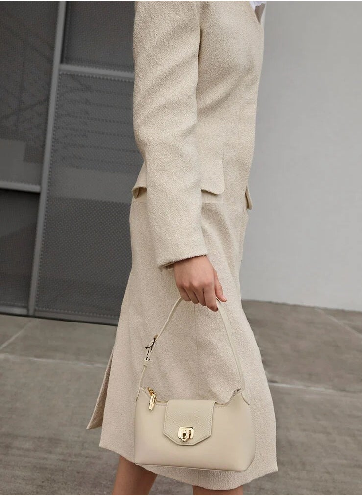 Charles & Keith Awen Belted Shoulder Bag