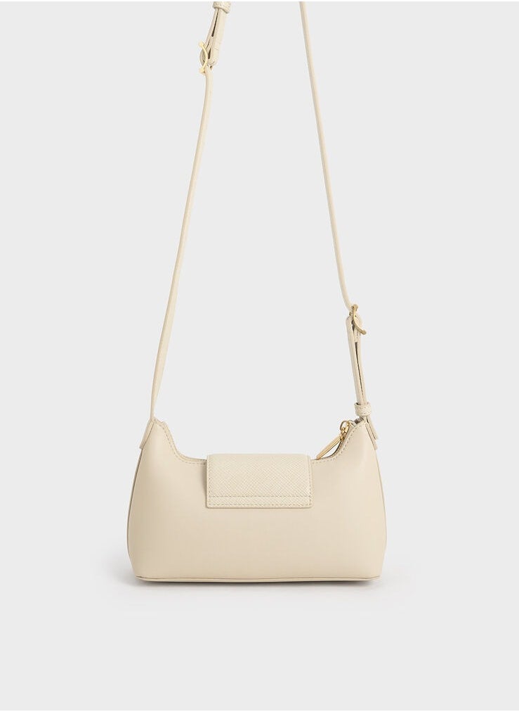 Charles & Keith Awen Belted Shoulder Bag